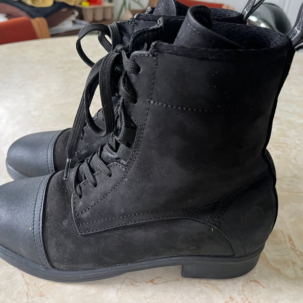 Xena Weathered Inertia Sz 6.5 Womens Steel Toe Safety Boot Black Leather - Picture 5 of 14